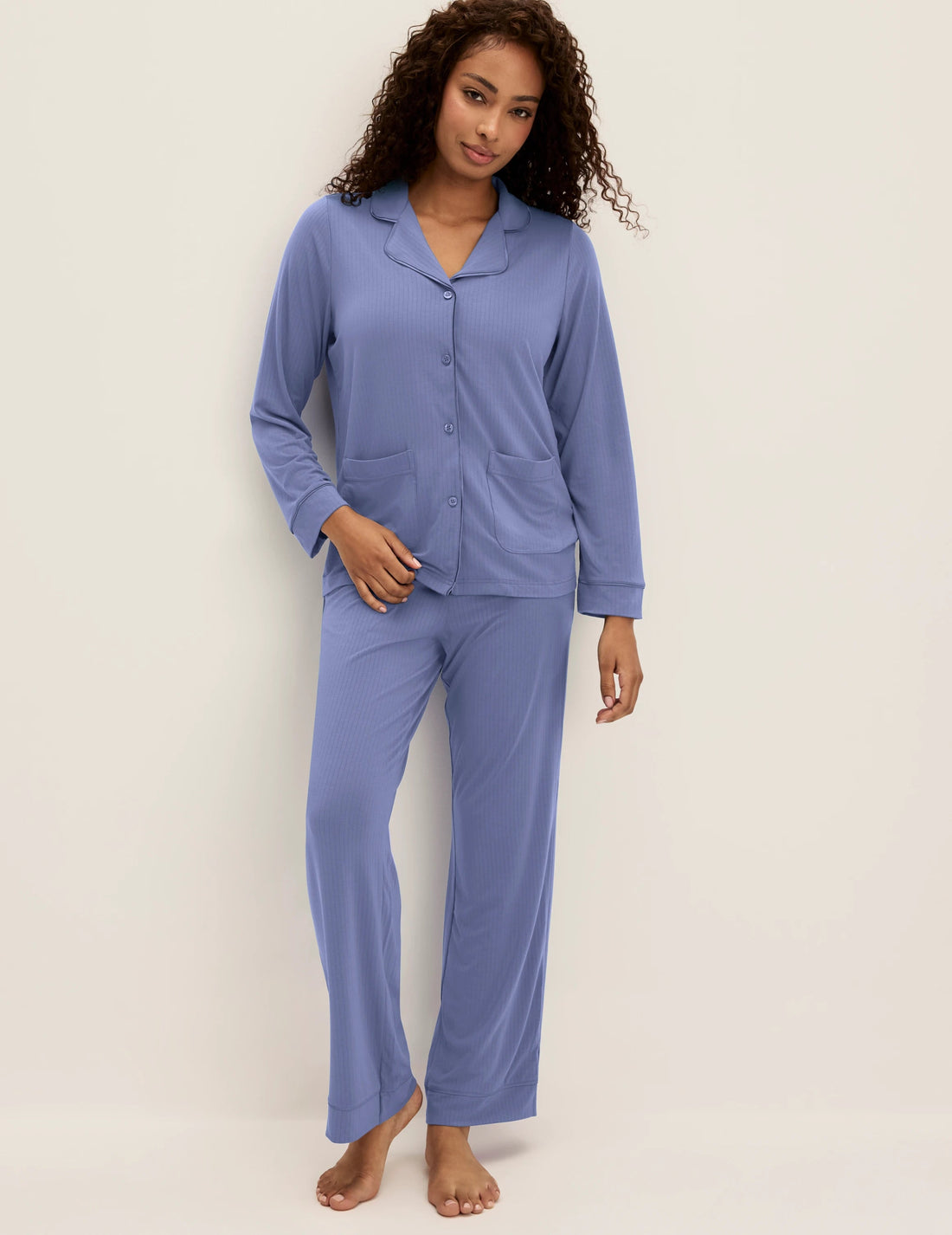Knix Quintessential Sleep Set in Periwinkle, a Christmas gift idea for mom