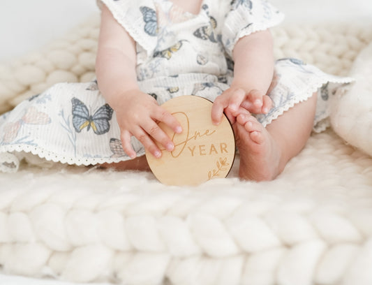 Baby milestone props by Heart and Home Designs