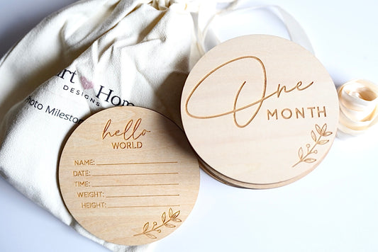 Capturing Precious Moments: Monthly Milestones Photo Props for Your Baby's Journey