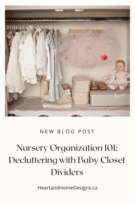 Nursery Organization 101: Decluttering with Baby Closet Dividers