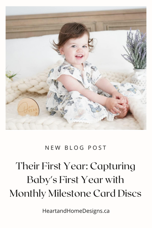 Their First Year: Capturing Baby's First Year with Monthly Milestone Cards and Discs