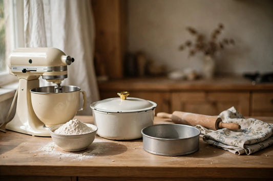 Kitchen aid mixer and baking pans