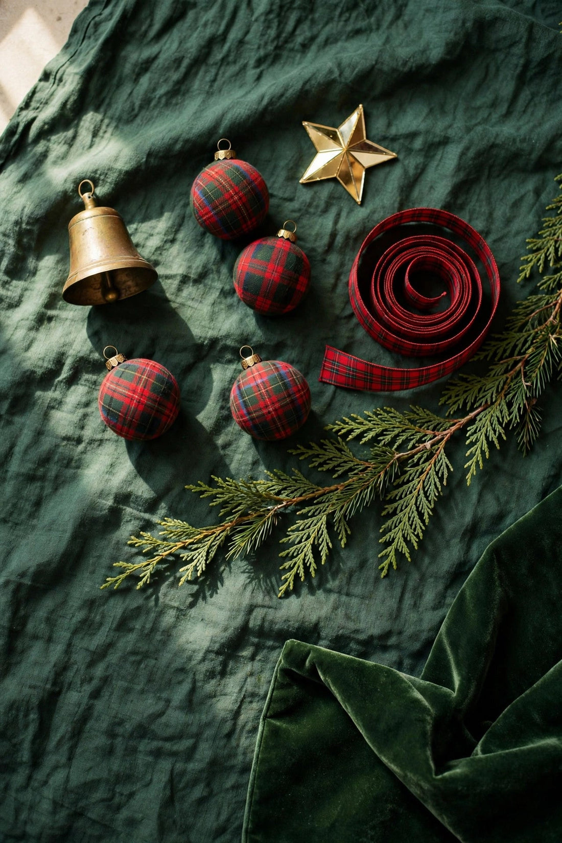 The Heritage Ralph Lauren Christmas Tree: Classic Plaid, Brass, and Velvet